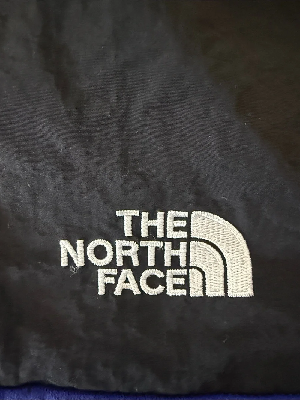 The North Face Men's Half-Zip Hooded Fleece Jacket in Royal Blue and Black